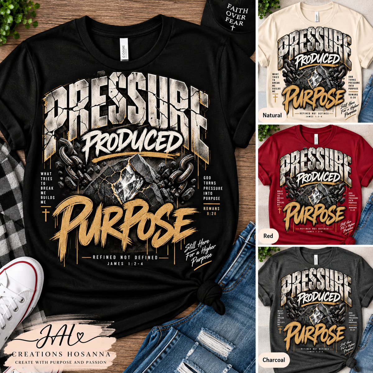 Pressure Produced DTF Transfer