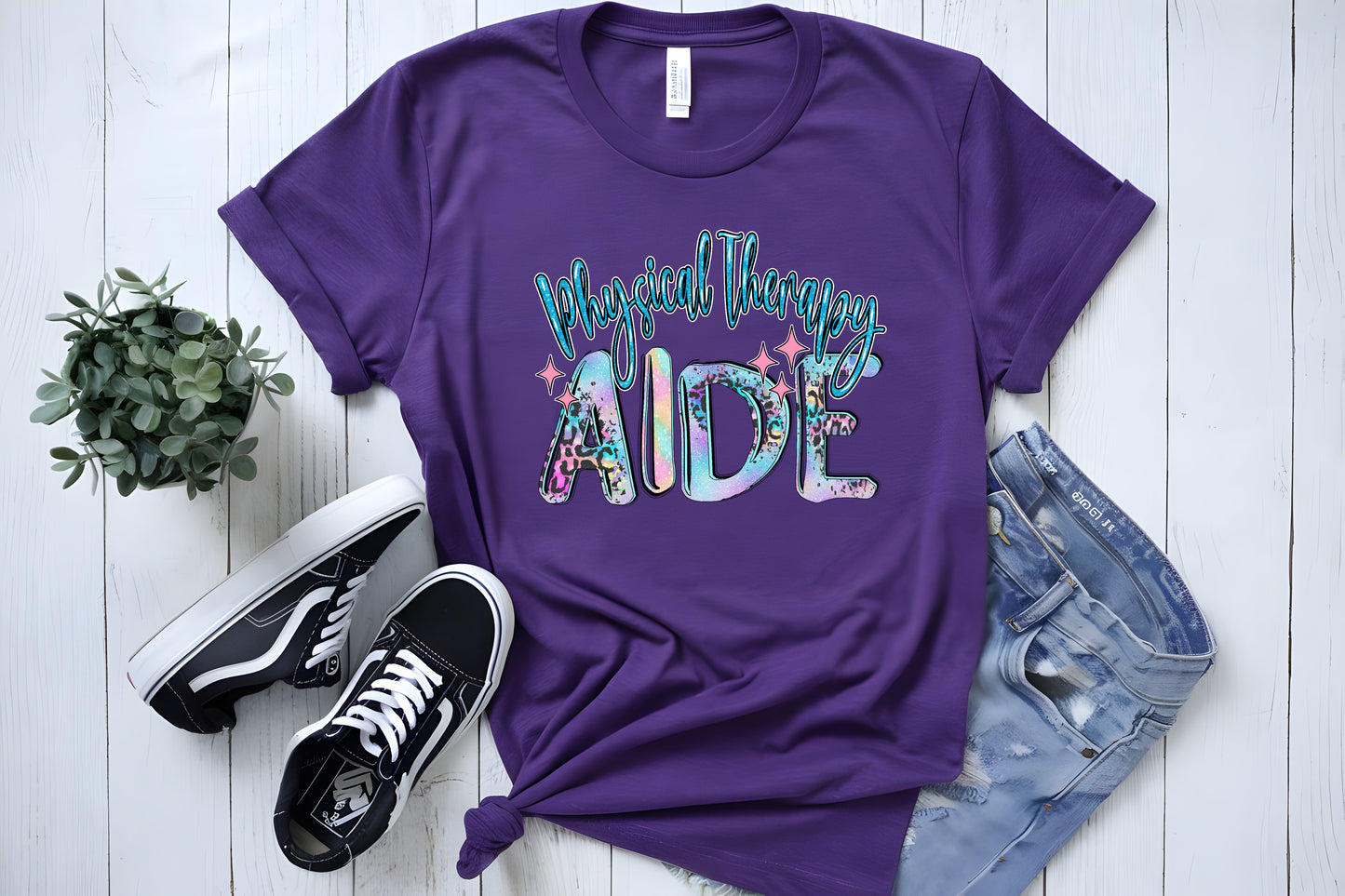 Camiseta de asistente de fisioterapia