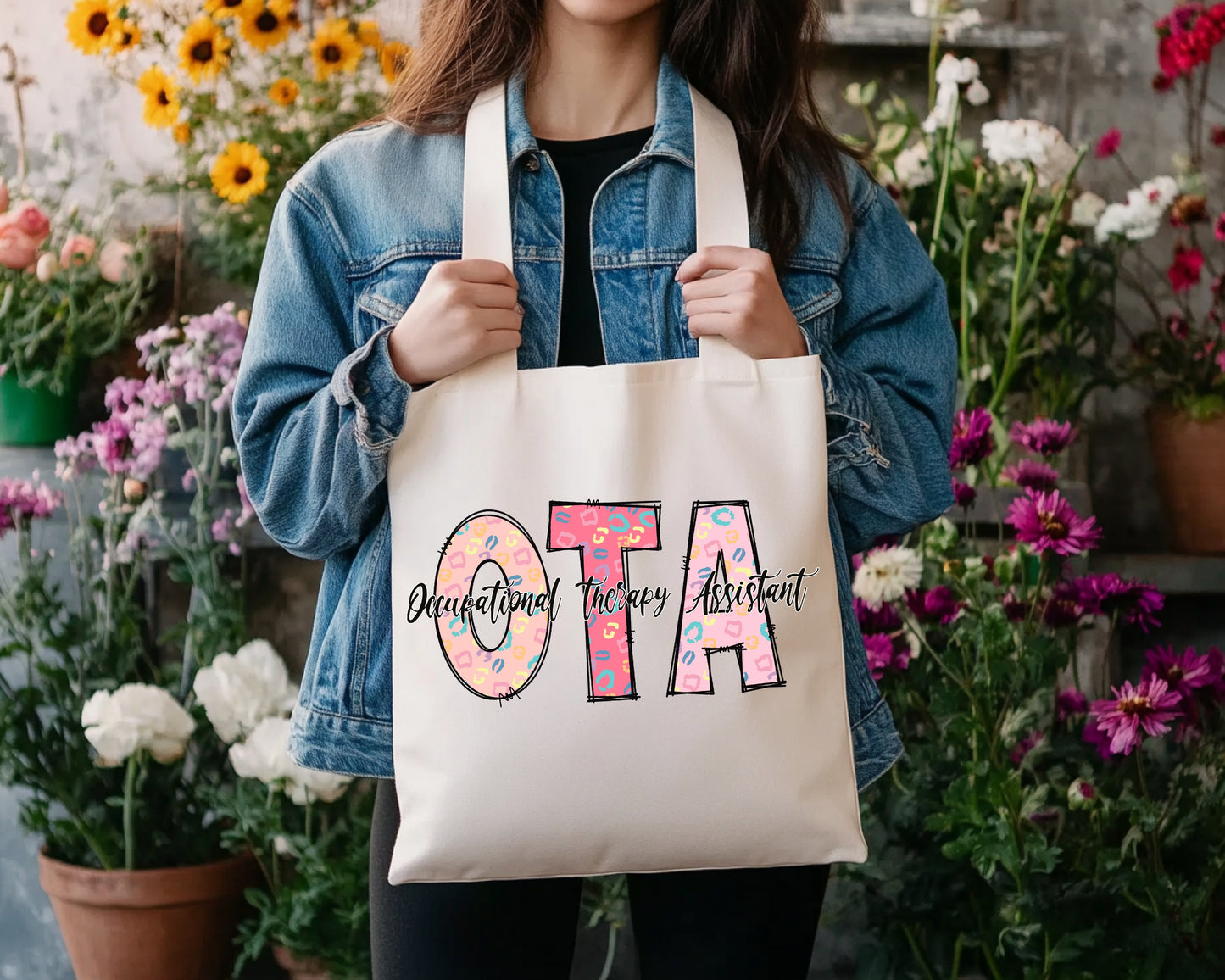 Bolsa grande de lona - Asistente de terapia ocupacional (OTA)