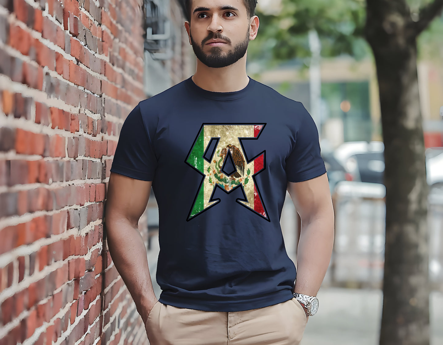 Camisetas de Canelo - Iniciales de Canelo Bandera Mexicana