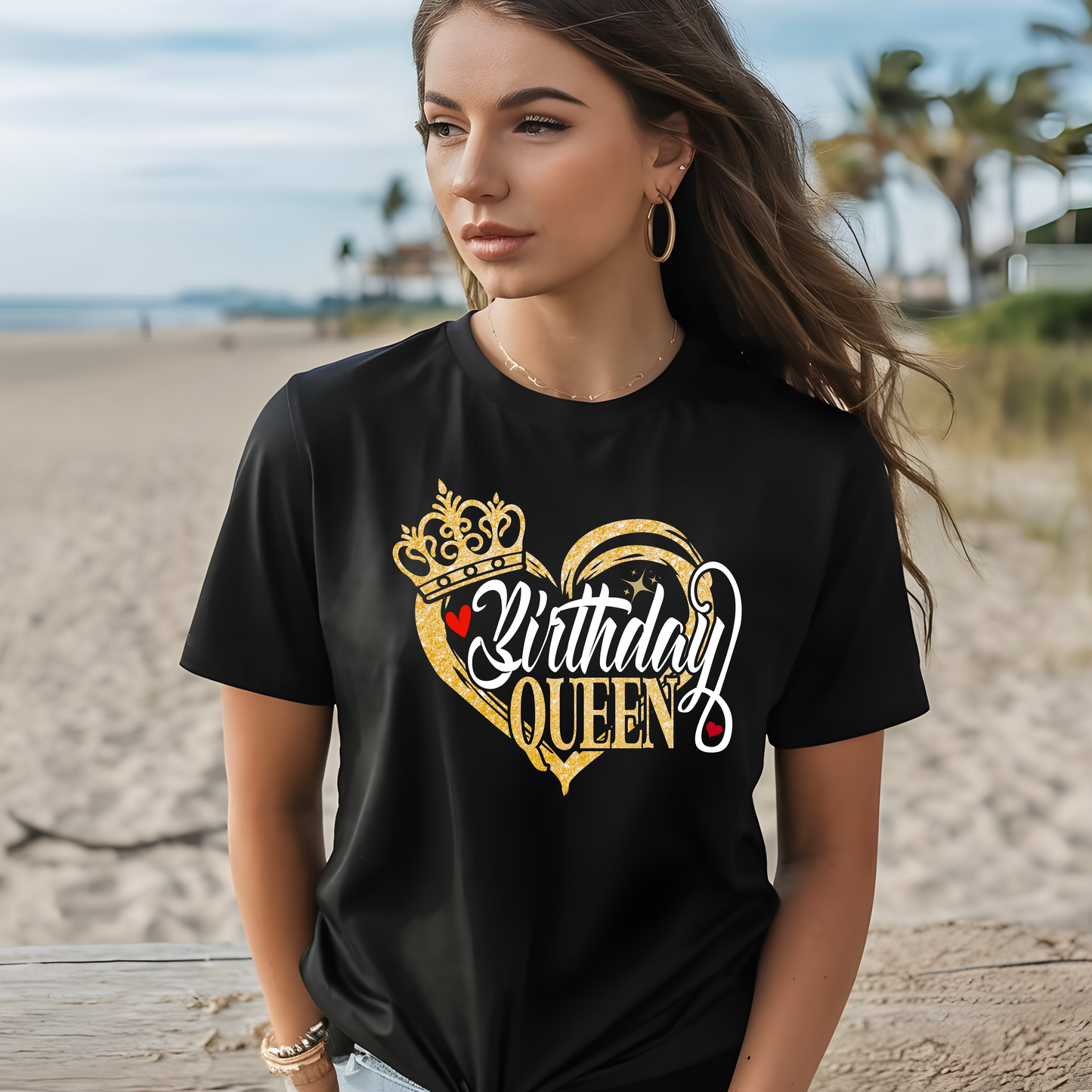 Camiseta de la reina del cumpleaños
