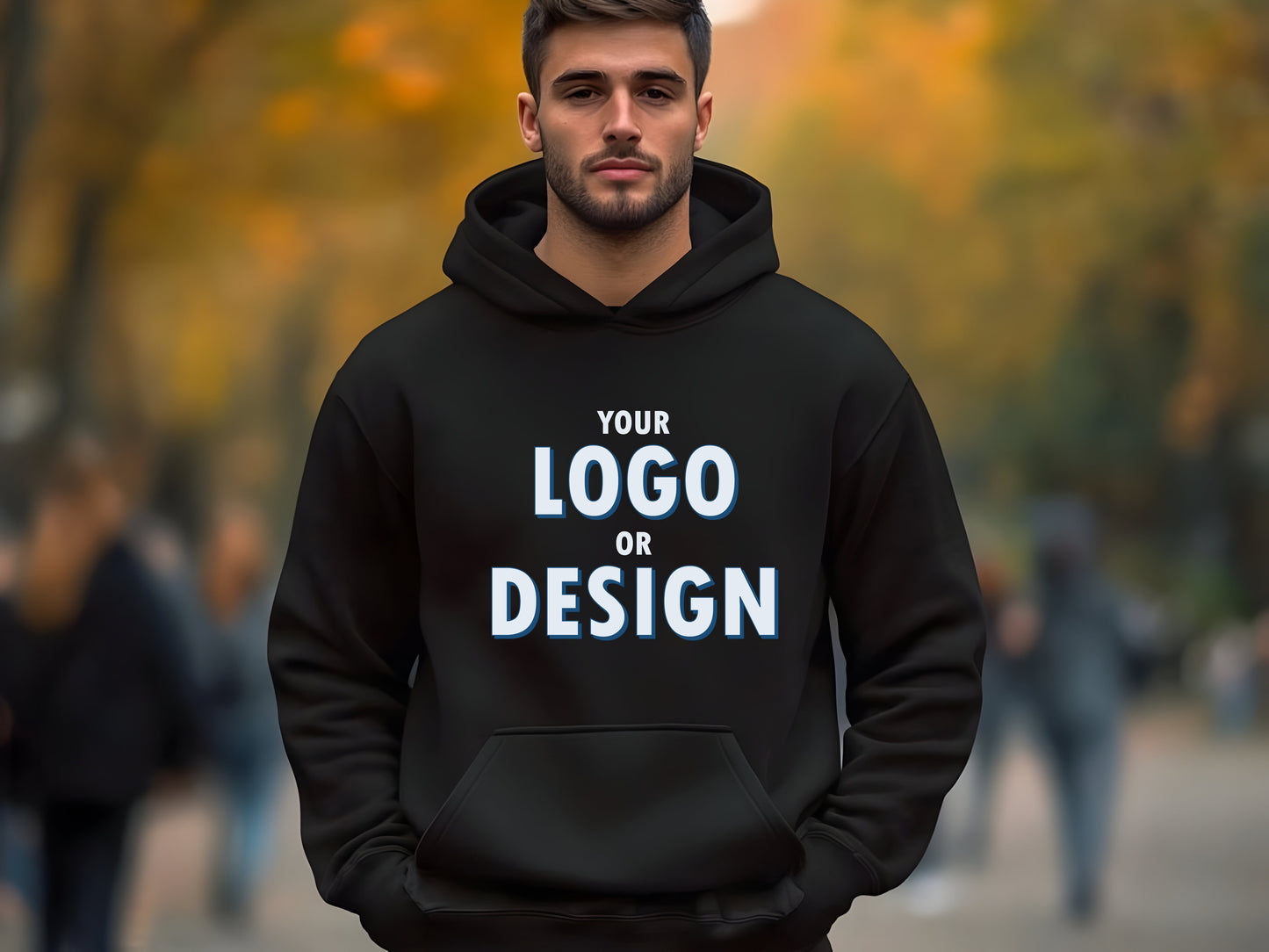 Custom-Made Hoodies: Your Logo, Your Design! (Bella Canvas)