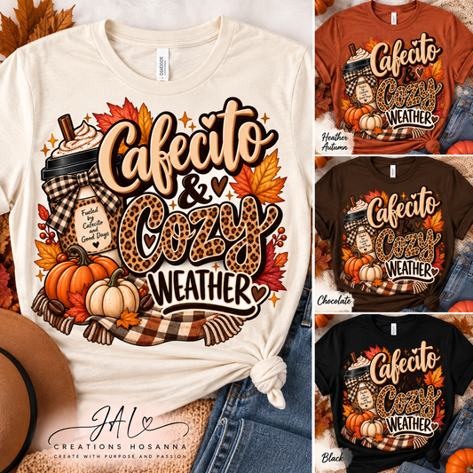 Cafecito & Cozy Weather DTF Transfer