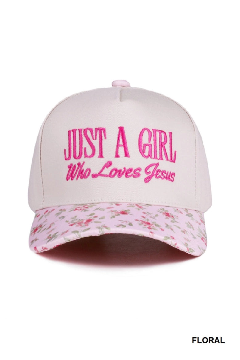 JAI "Just a Girl" Embroidered Hat