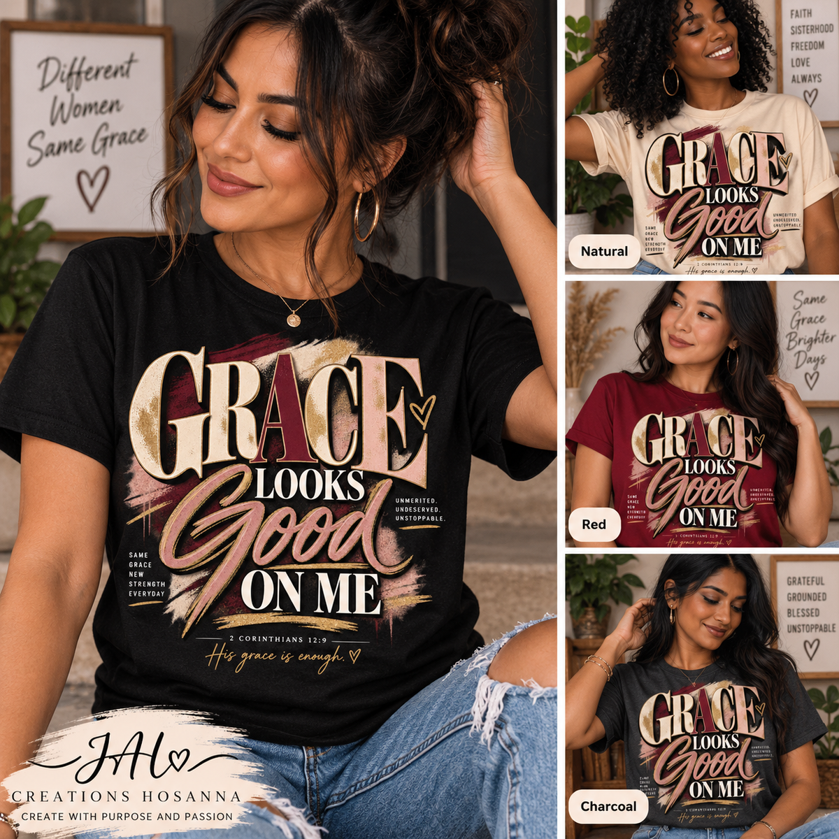 Grace looks Good DTF Transfer