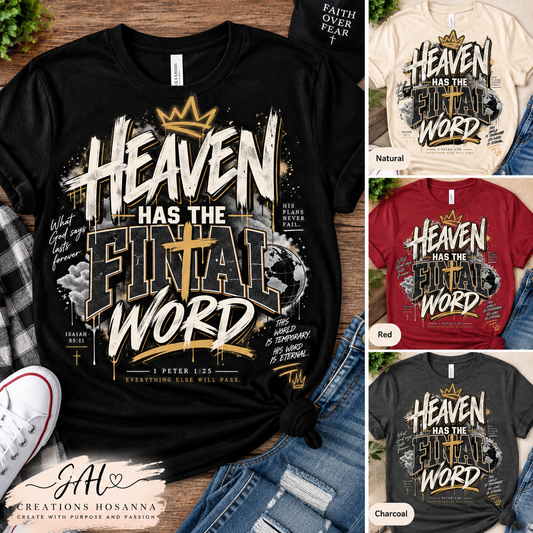 Heaven has the Final Word DTF Transfer