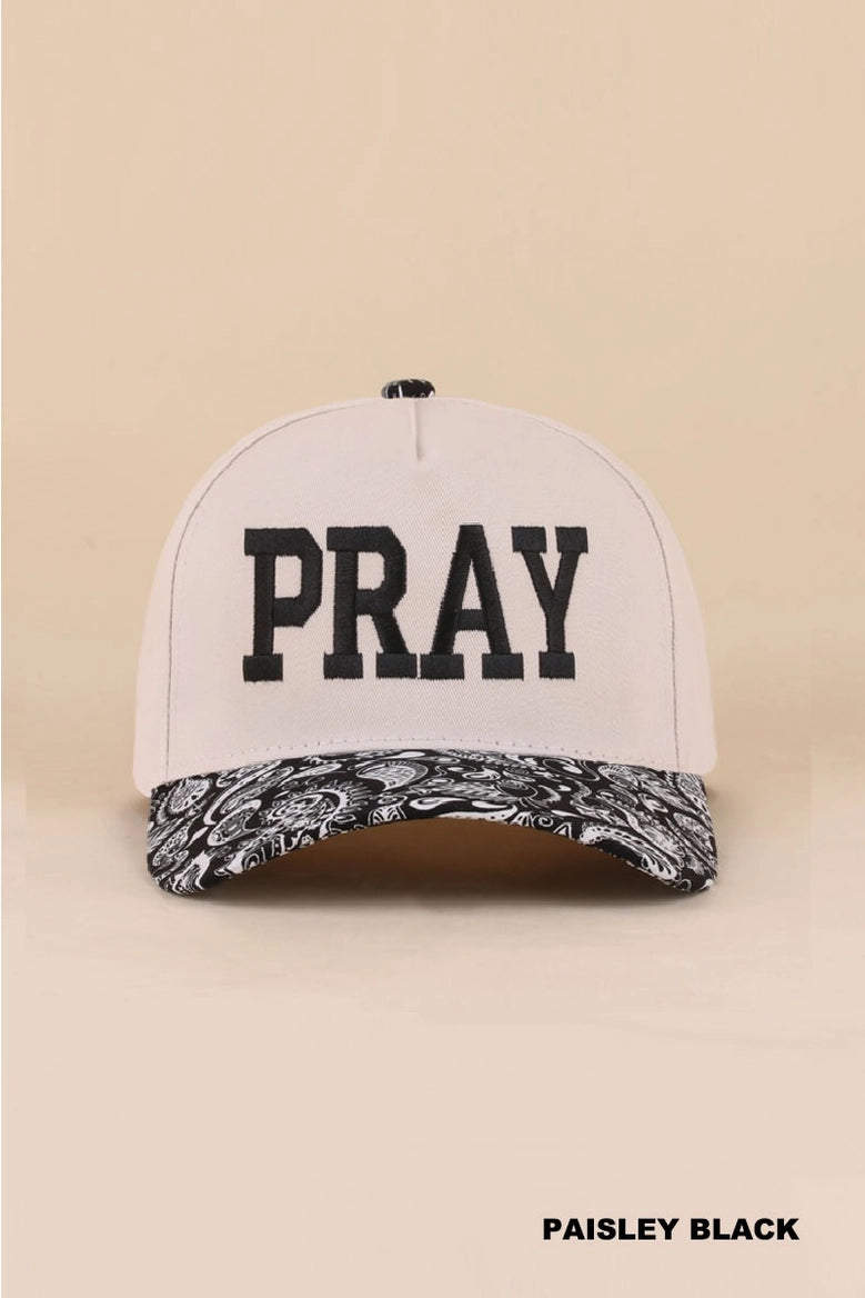 JAI "PRAY" Embroidered Hat